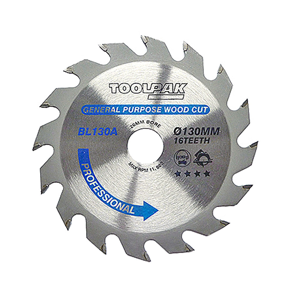 130mm x 20mm x 16T Professional TCT Saw Blade